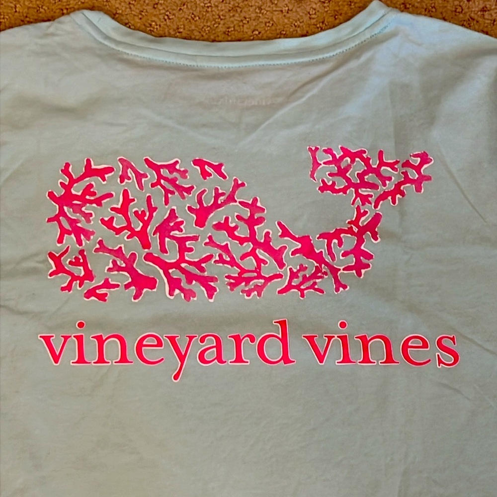 Vineyard vines short sleeve aqua green t-shirt large - Picture 2 of 4